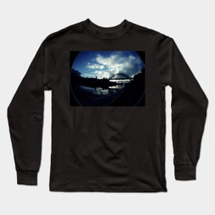 Experimental Fisheye View Of Tyne Bridge Long Sleeve T-Shirt